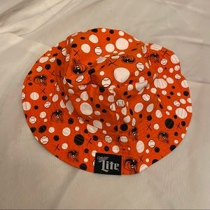 Miller Lite Orioles bucket hat